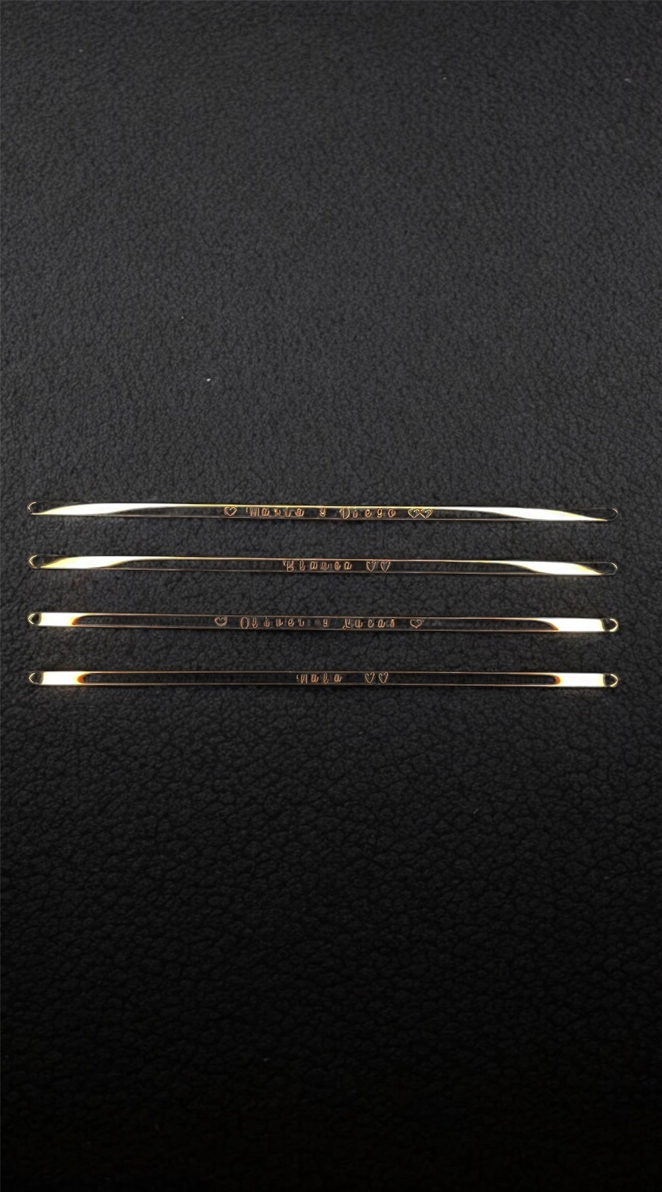 Brazaletes Eternal personalizados de acero inoxidable  4mm (pack TRICOLOR).          (Envío GRATIS)